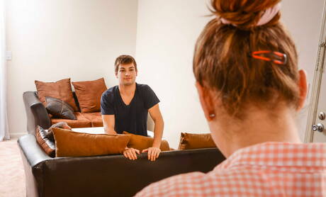 Nice american guys husky guy Brendan Phillips and husky guy Johnny Rapid fuck after dick sucking