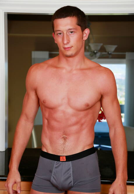 Connor Maguire, Drake Tyler and Josh Villa have 3some anal sex in kitchen