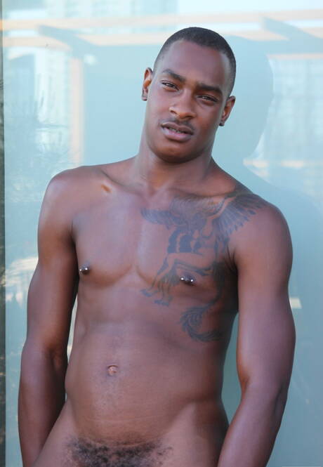 Oriental strong bull Rob Lee and black tough guy Tyson Tyler have a good sex outside