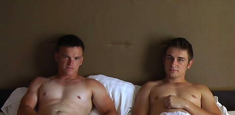 Attractive dude Bryce and sensual guy Marty have a good oral sex