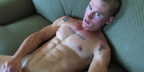 Tough guy Tim jack off his dick