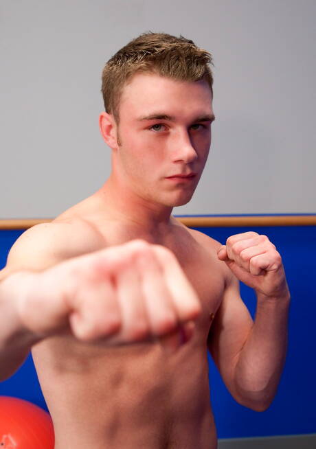 Strongman Ryan Wild play with sex toy