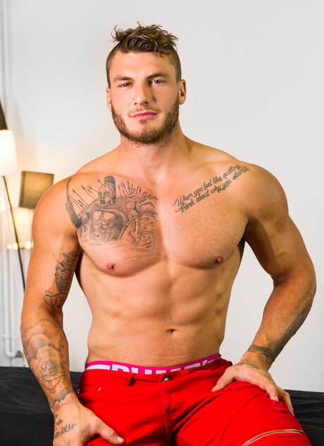 Canadian stud William Seed and  Lucas James have a hot couple sex