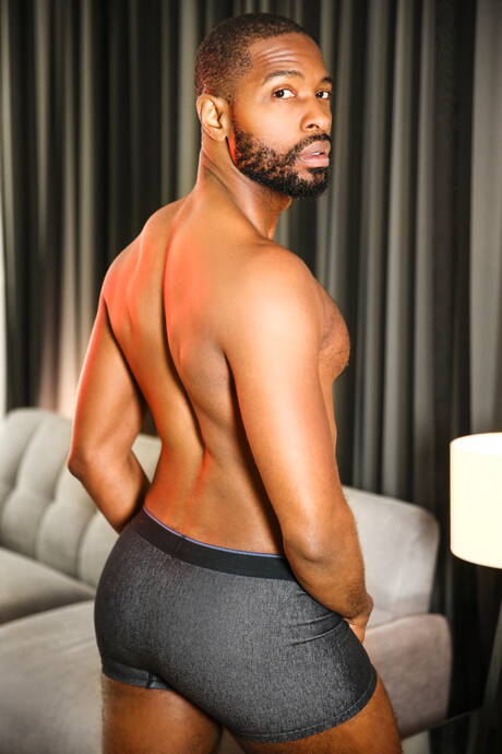 Nice american buddies strong bull Damien Stone and husky guy Lawrence Portland fuck after  interracial blowjob