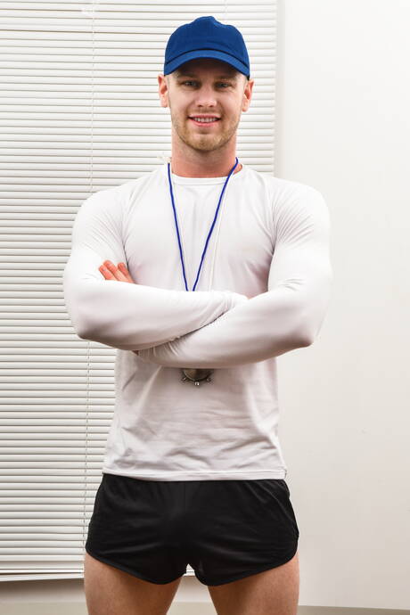 American hunky guy Brandon Evans and  Micky Jr have a hot couple scene