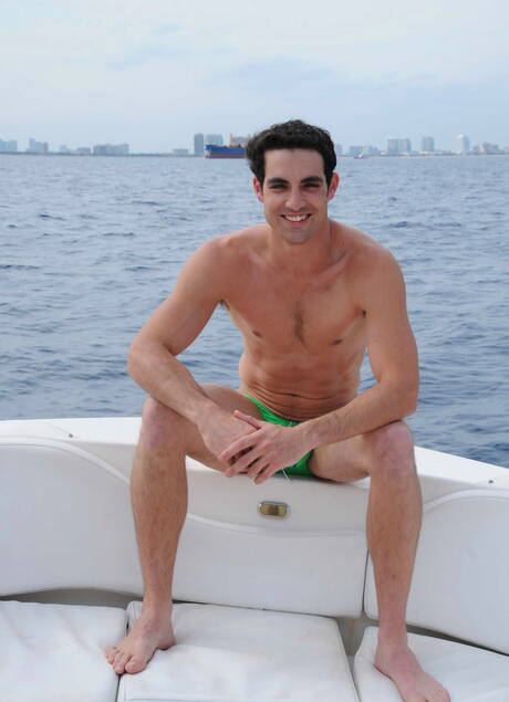 Sexy boys Johnny Forza, Asher Hawk and Jack King have a hot threesome sex outdoor