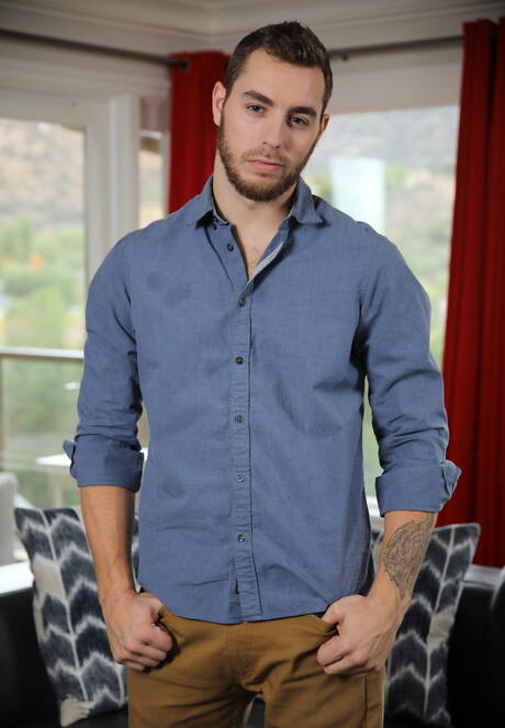 Two american boys hunky guy Jeremy Spreadums and hunk Carter Woods banged each other