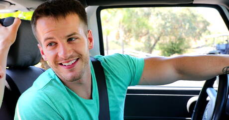 Two american guys beefy Dante Martin and beefcake Quentin Gainz have a hot couple sex