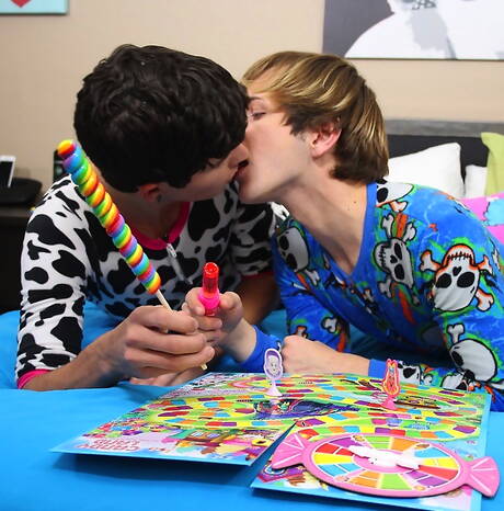 American young dude Colby Klein and hunk Jacob Grant sucking and fucking each other