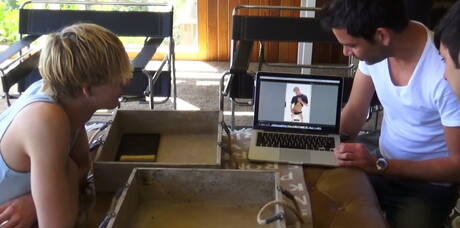 Nice american buddies hot twink Scotty Clarke and hot twink Zac Stevens have a good oral sex in bathroom