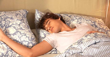 Slovak young Kieran Benning and czech twink James Walsh make a love