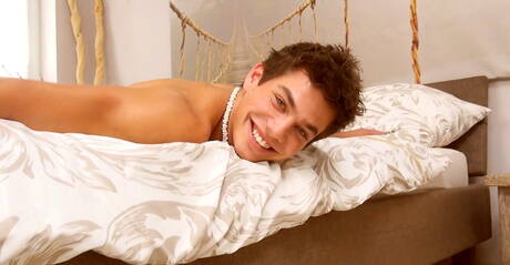 Hot czech guys stud Adam Archuleta and well-built Claude Sorel have a good anal sex