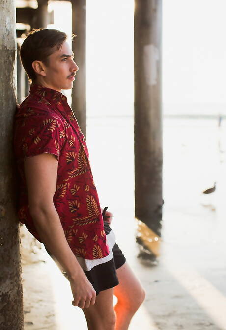 American muscular Jack Hunter and  Ollie fuck ass after blowjob on beach