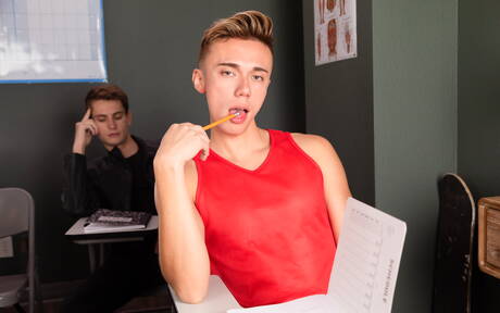 Dakota Payne, Jack Bailey, Carter DelRey, Trevor in hot suck and fuck scene