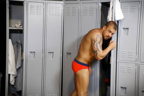 American pornstars tough guy Darin Silvers and beefy Paul Canon sucking and screwing each other