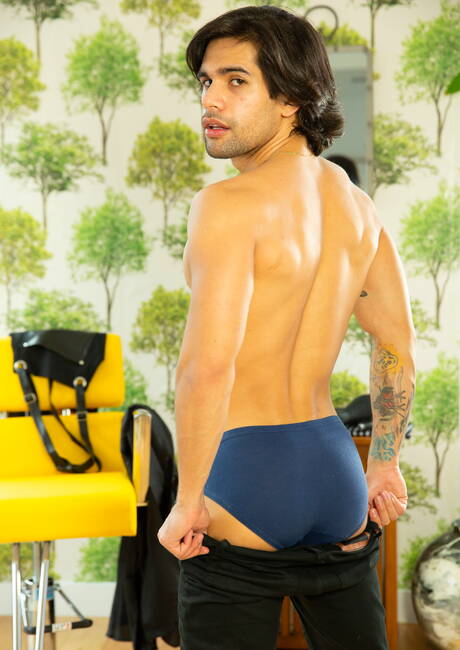 Hot americans, otter Ty Mitchell and stud Andre Donovan in hard anal sex