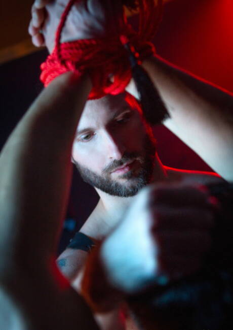 Canadian hunk Logan Styles and american hunky guy Rocky Vallarta fuck after blowjob