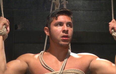 American strong bull Seth Santoro bondaged