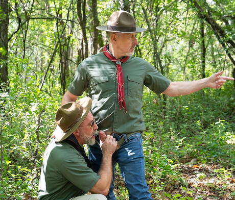 Lance Charger, Patriarch, Troye, Marcus in hot groupsex outdoor