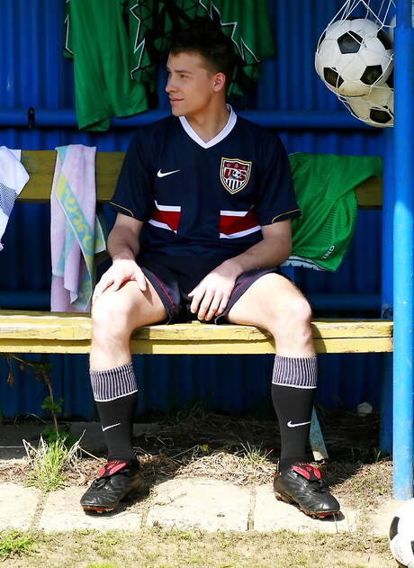 Nasty guys Alex Stevens, Jay Renfro and Michael Shade love each other outdoor