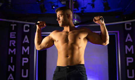 Canadian well-built Clark Delgaty and  Enzo Muller banged each other