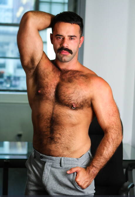 Mature beard gay fucking sweet boy with stubble