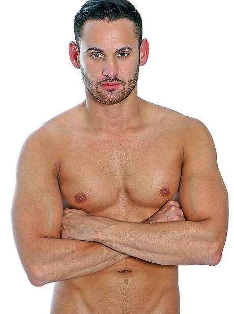 Beefy Axel Brooks and hunk Marco Wilson fuck ass after blowjob