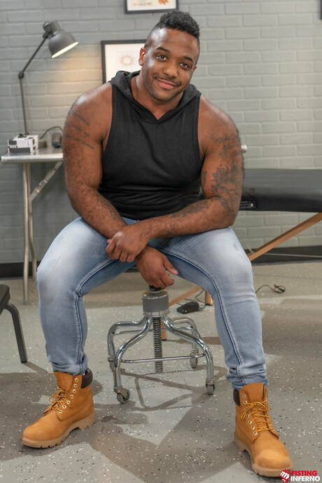 Horny buddies Teddy Bryce, Micah Martinez and Ryan Sebastian have a good interracial 3some sex with fisting