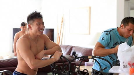 Peter Le,Coda Filthy,Jessie Lee,Rod Peterson,Owen Michaels,Eli Lewis,Austin Keyes,Sean Duran,Michael Cummings in BTS photos