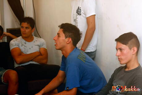 American superstud Malcolm and twink Abel fuck ass after sucking cock