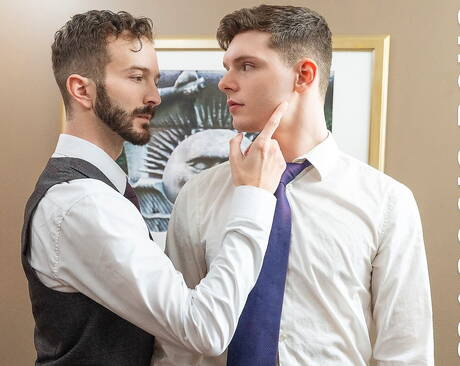 Hot american guys beautiful boy Ethan Tate and otter Tucker Barrett in hot homosexual scene