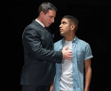 Latin young Milo Miles and american superstud Reese Rideout in hot ass bang