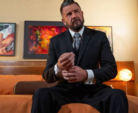 American stars strongman Cole Blue and well-built Dolf Dietrich have a hot sex