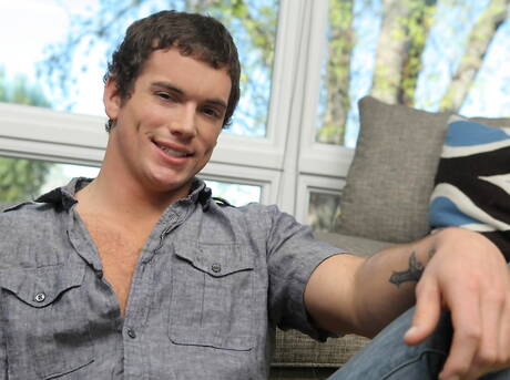 Hot american boys gorgeous boy Dallas Evans and sexy dude Justin Blakely in hot homosexual action