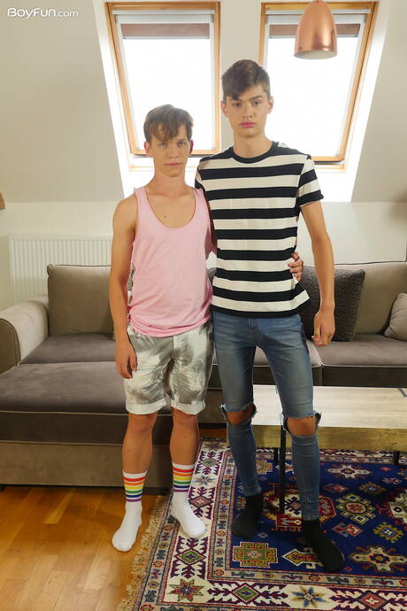 Hot czech dudes hot twink Curtis Cameron and twink Jacob Dolce fuck after blowjob